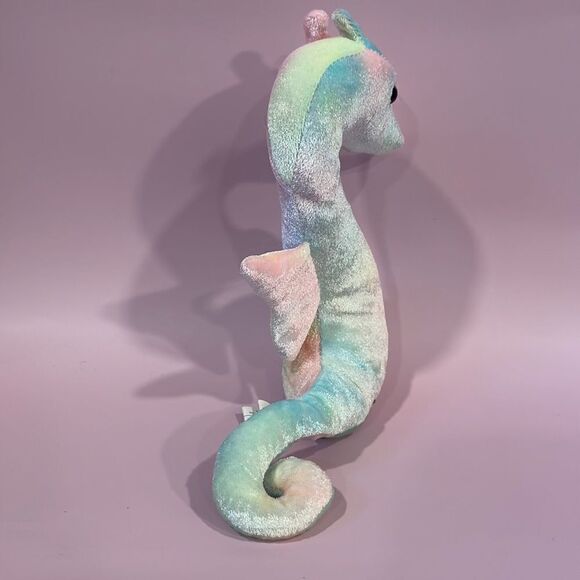 Original Ty Beanie Baby 1999 Neon the Pastel Multi-Coloured Seahorse EUC 7” tall - Picture 4 of 6